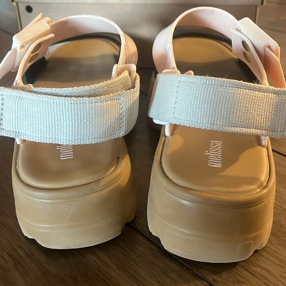 Melissa| Women's sandals brown and black color size 9 - Picture 6 of 7